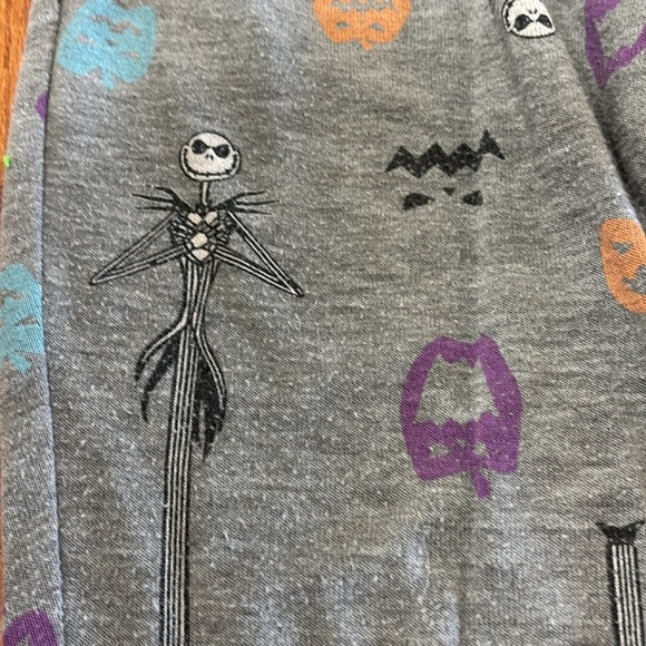 Disney The Nightmare Before Christmas Pajama pants- size small 4-6 gray and soft - Picture 2 of 6